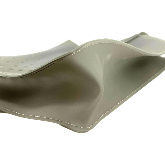 Eddie Borgo Neiman Marcus Gray Perforated Jelly Tote Bag EUC - Picture 9 of 11